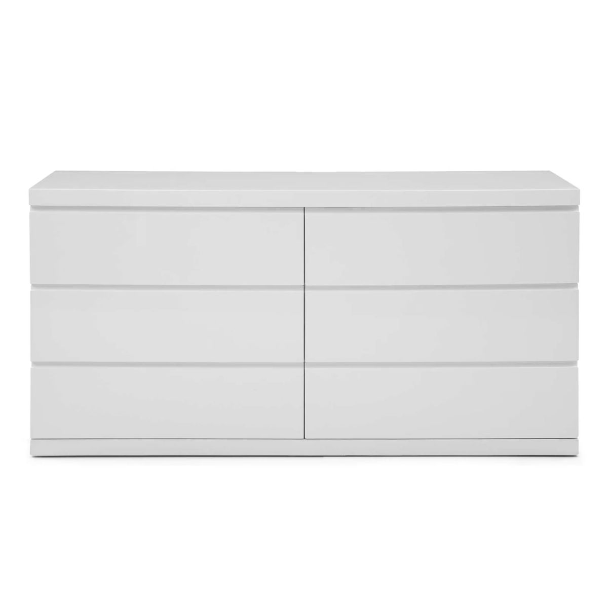 HOGAR & SPACIOS - HYS COMODA 6 CAJONES FISNER BLANCO