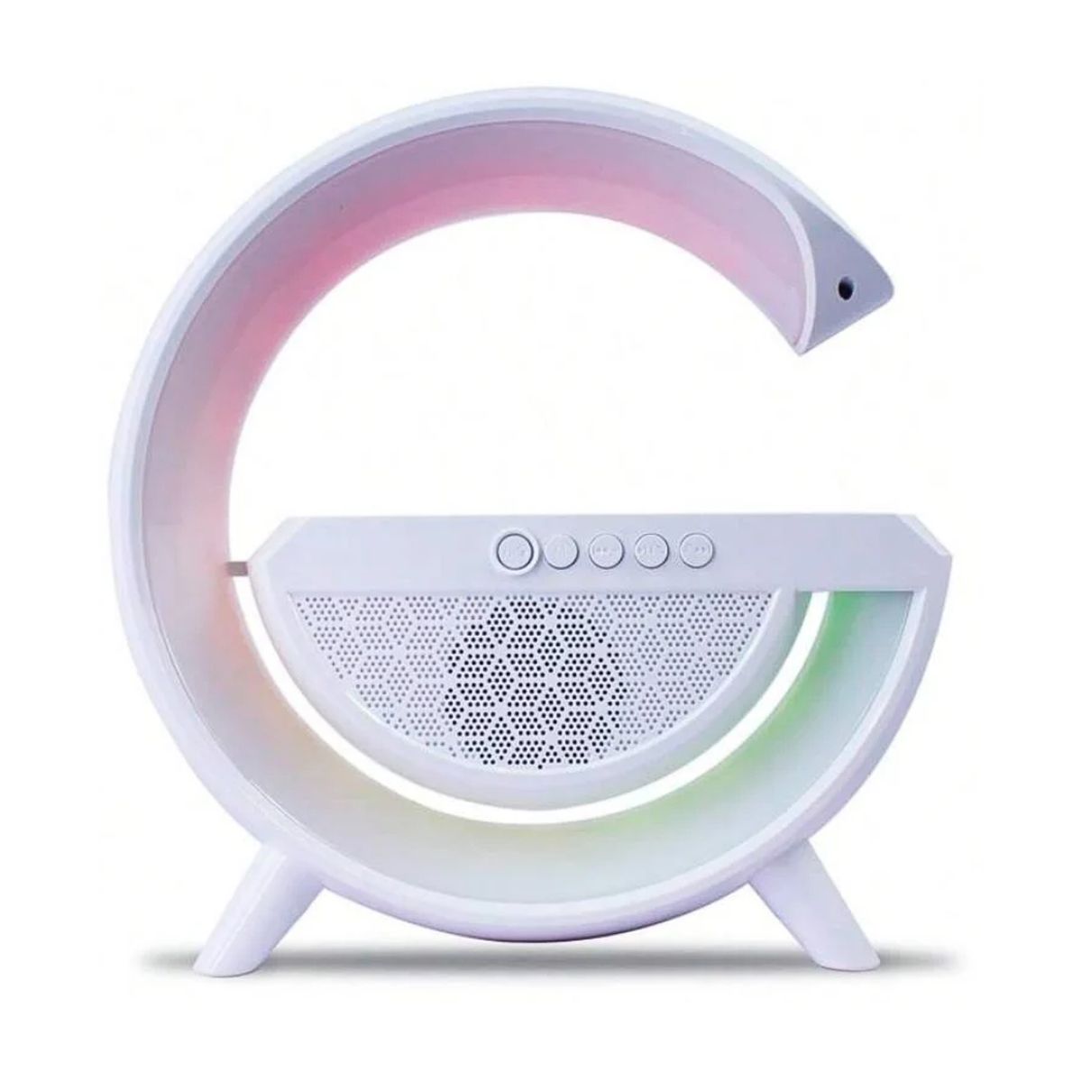 GENERICO - Lampara con alarma cargador inalámbrico Luz RGB