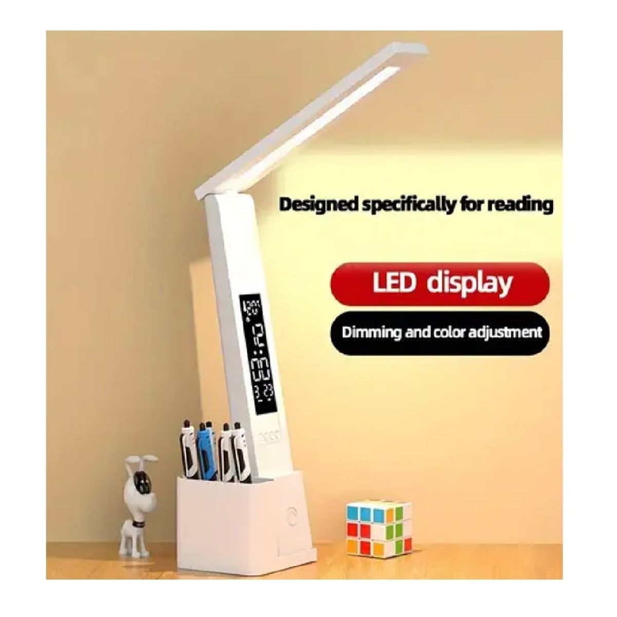 OTTOWARE - Lampara Led de Escritorio Plegable