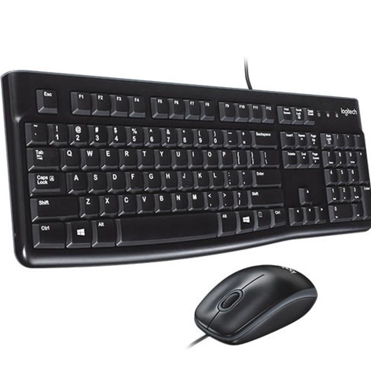 LOGITECH - Teclado + Mouse Logitech MK120 USB español - negro