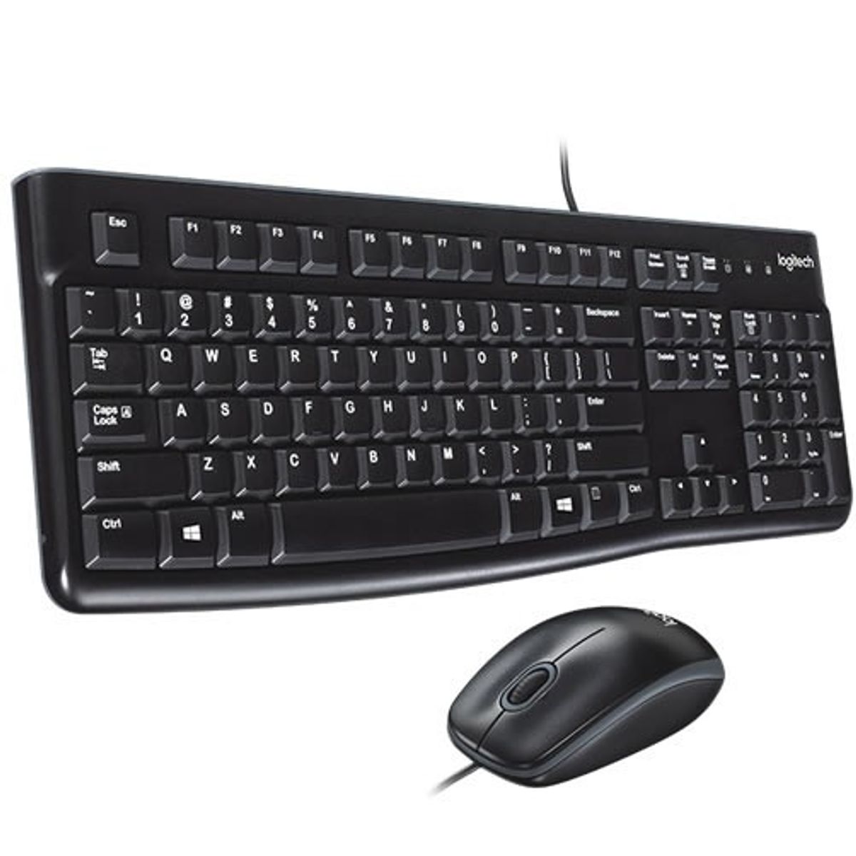 LOGITECH - Teclado + Mouse Logitech MK120 USB español - negro