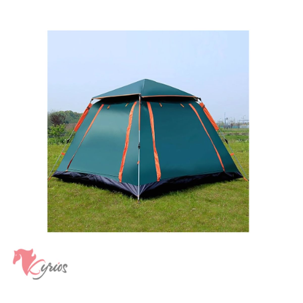 NO LOGO - Carpa familiar para Acampar para 6 personas