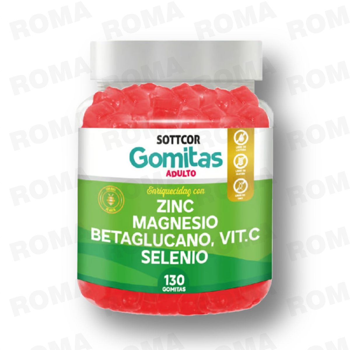 GENERICO - ZINC MAGNESIO BETAGLUCANO VIT C Y SELENIO GOMITAS SOTTCOR