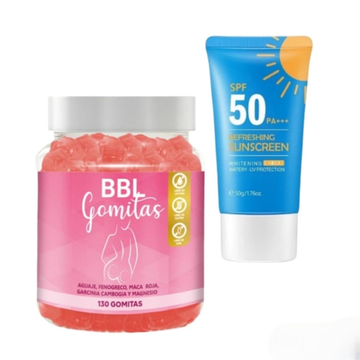 GENERICO - GOMITAS AGUAJE BBL + REGALO BLOQUEADOR REFRESCANTE