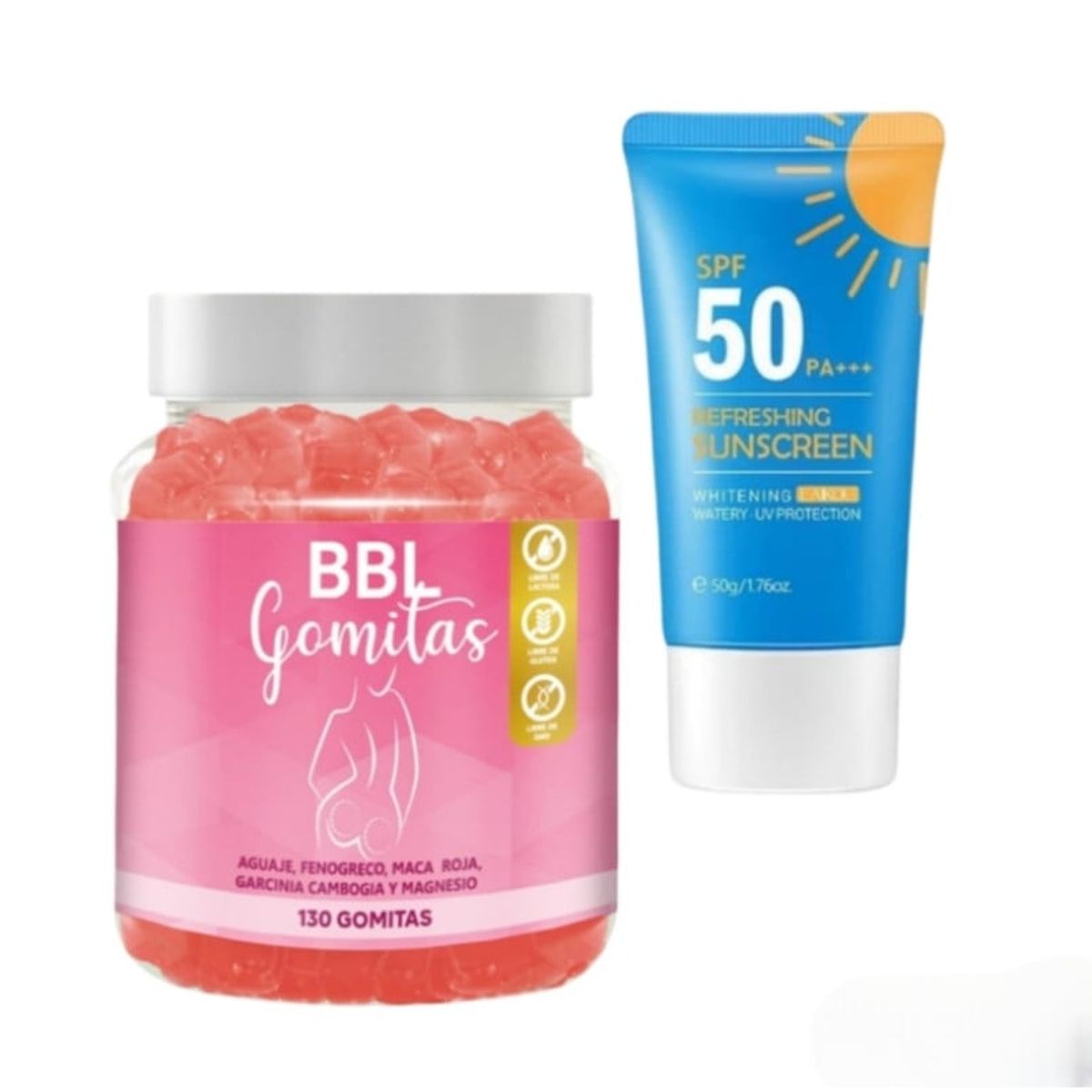 GENERICO - GOMITAS AGUAJE BBL + REGALO BLOQUEADOR REFRESCANTE