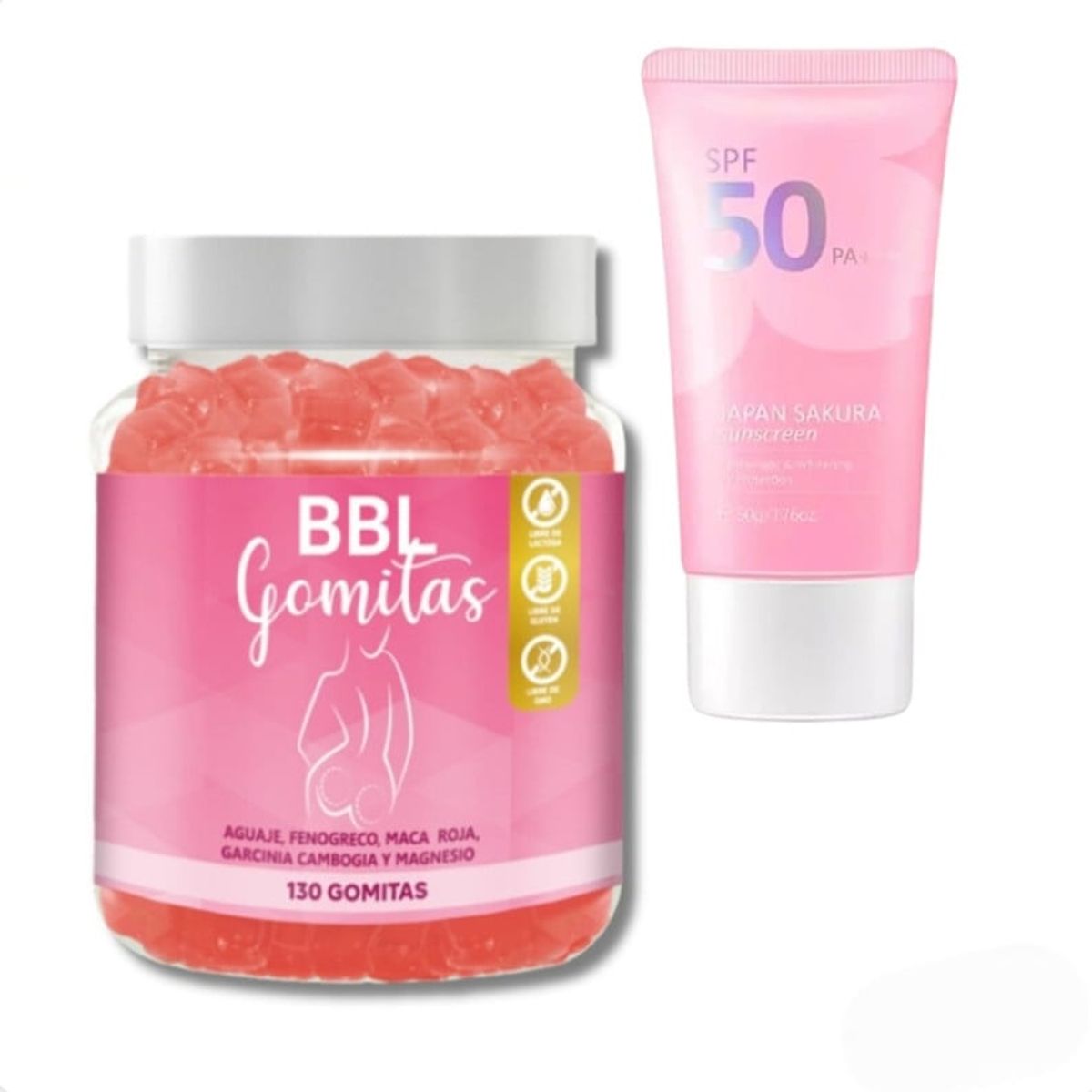 GENERICO - GOMITAS AGUAJE BBL + REGALO BLOQUEADOR JAPAN SAKURA