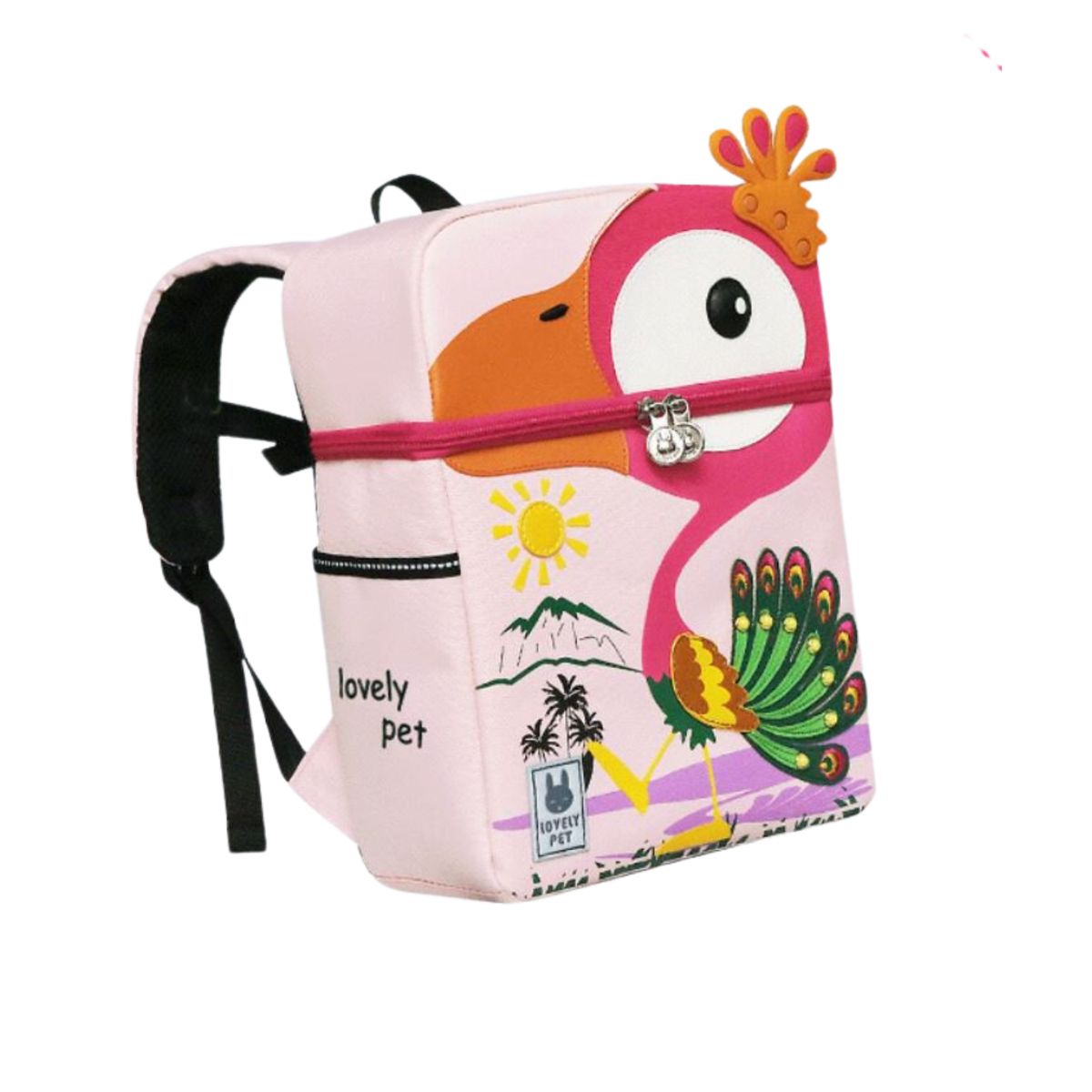 GENERICO - MOCHILITA ZOO JARDIN DE JADE H PAVO REAL