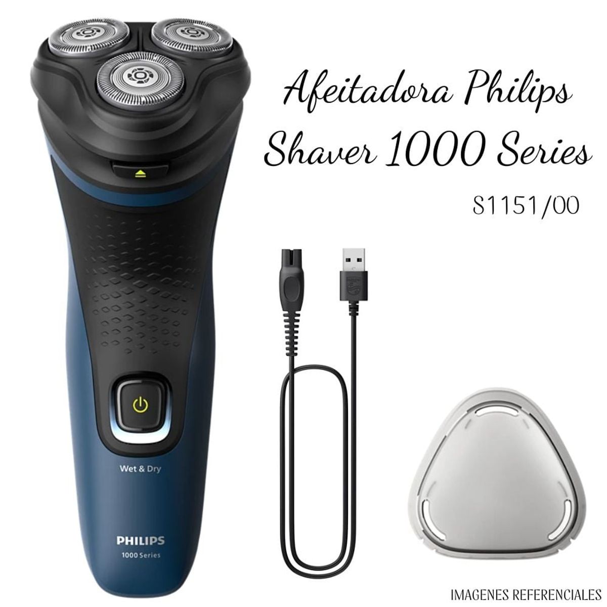 PHILIPS - Afeitadora Philips Modelo S1151 00- Recargable