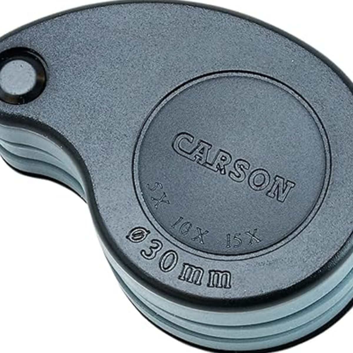 CARSON - Lupa plegable Carson TriView TV-15 5x10x15x con estuche Gris