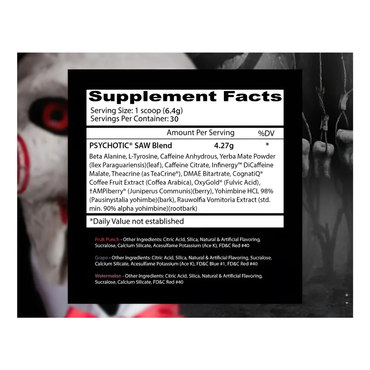 INSANE LABZ - Psychotic saw 30 servicios - Fruit Punch