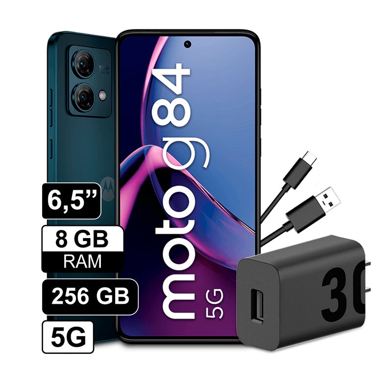 MOTOROLA - Celular Motorola Moto G84 8gb 256gb 5G Color Negro
