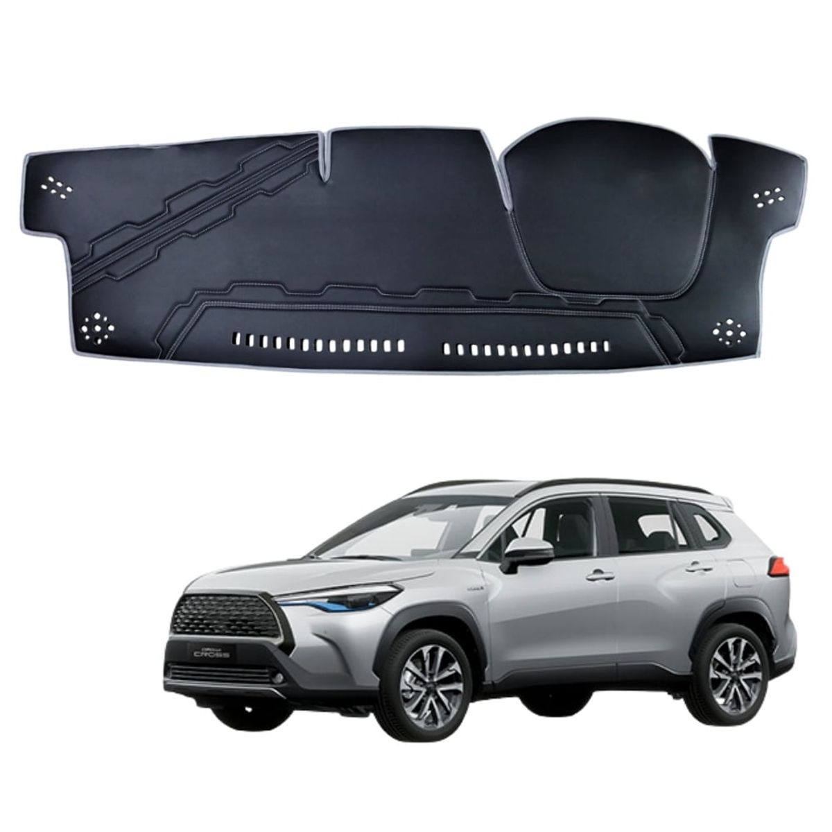 TECGO - PROTECTOR TABLERO TIPO TOYOTA COROLLA CROSS 2023  - 2024