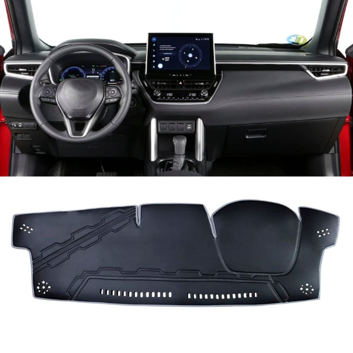 TECGO - PROTECTOR TABLERO TIPO TOYOTA COROLLA CROSS 2023  - 2024