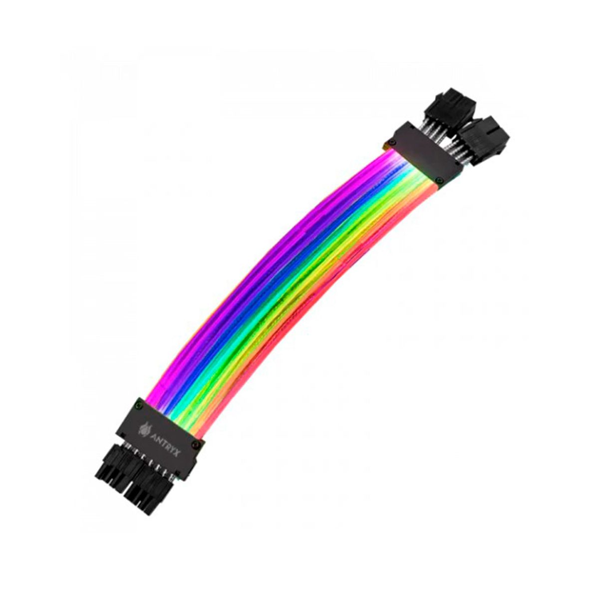ANTRYX - CABLE EXTENSOR ANTRYX SPECTRUM 8X2 ARGB NEGRO PN ACE-8X2AR