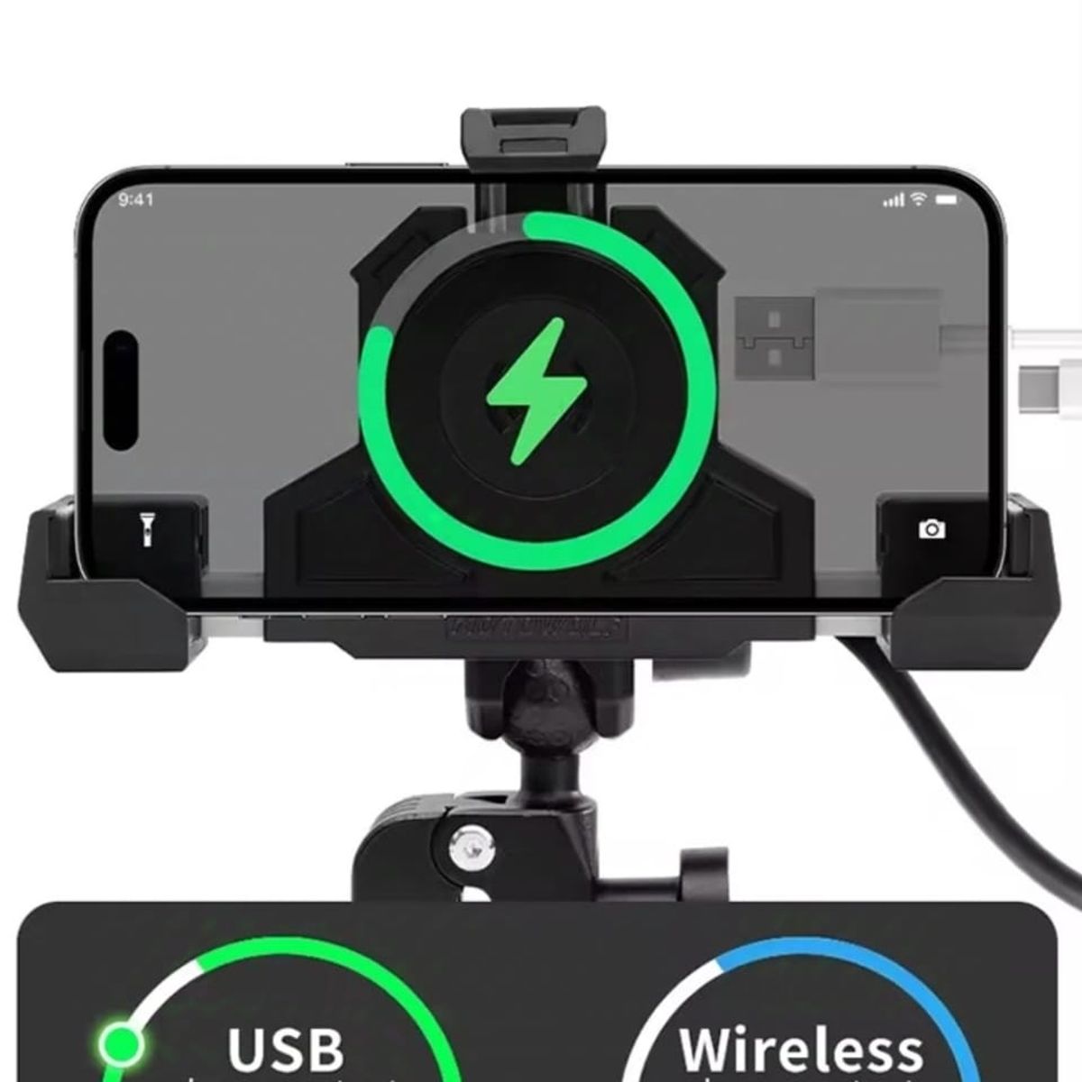 MOTOWOLF - PORTA CEL MOTOWOLF CARGA INALAM - ANTIVIBRACB BPINZA