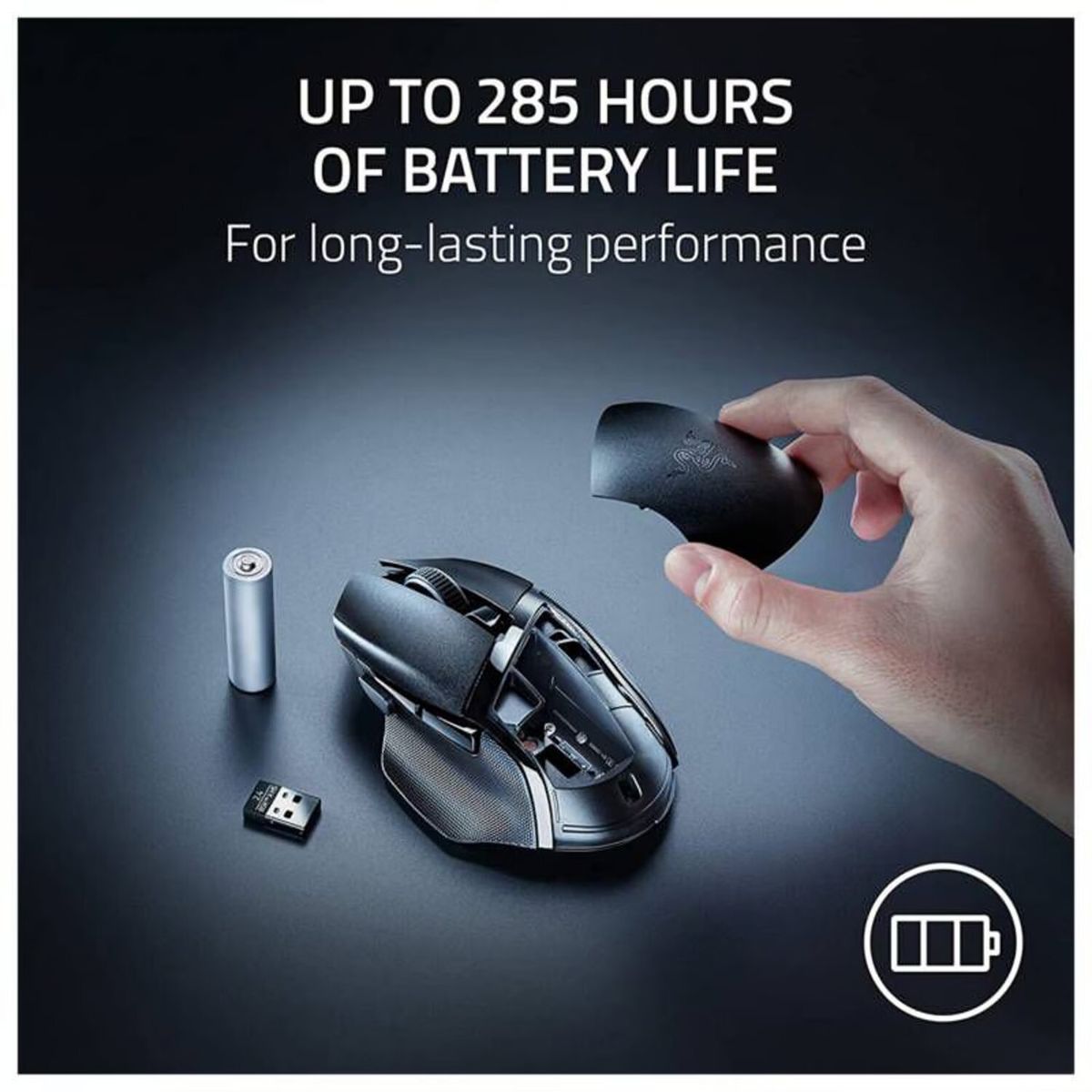 RAZER - MOUSE RAZER BASILISK V3 X 18K DPI RZ01-04870100-R3U1 NEGRO