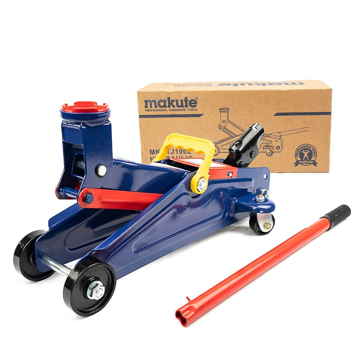 MAKUTE - Gata hidráulica tipo lagarto 2 toneladas - Caja - Makute