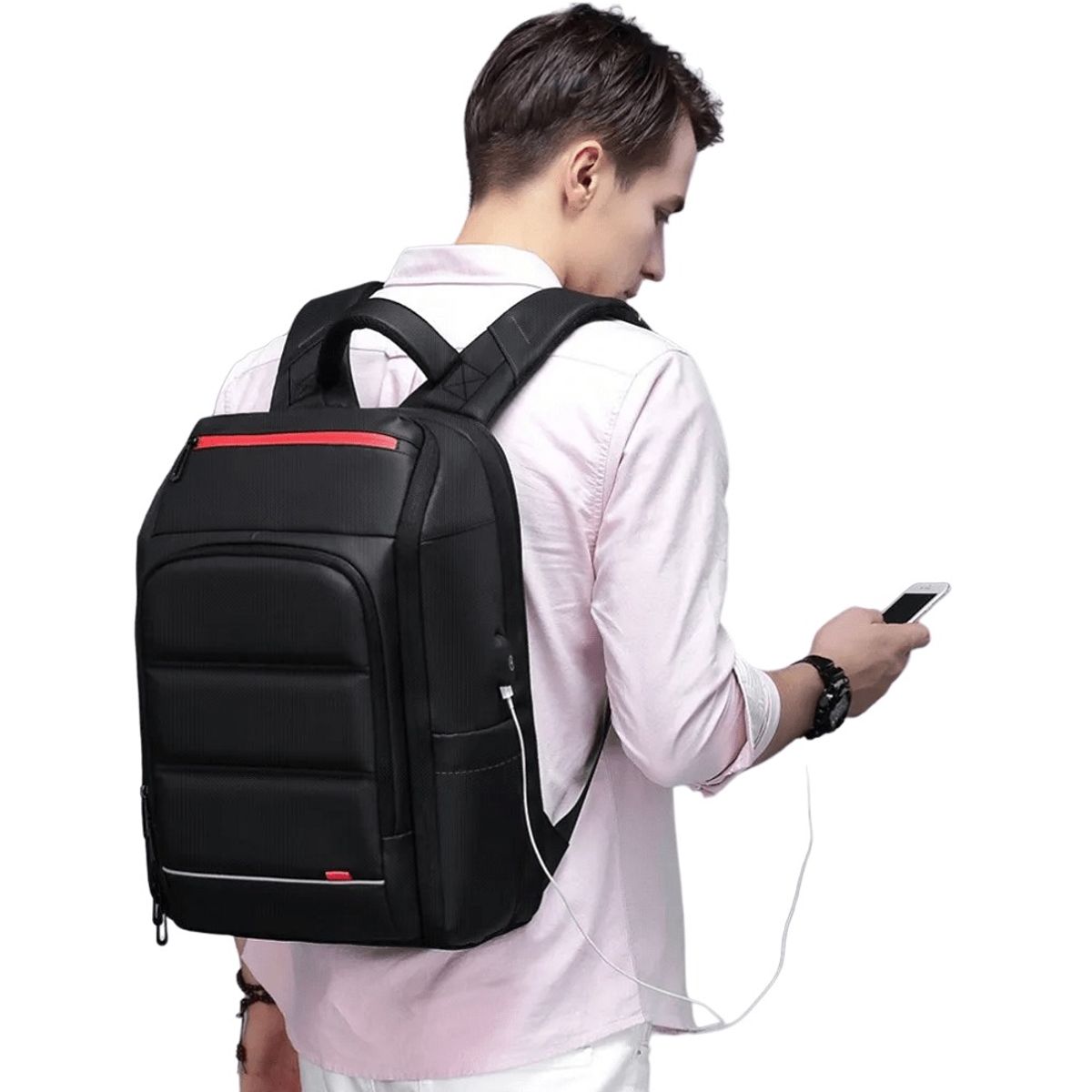 GENERICO - Mochila Para Laptop Ejecutiva PWST8005 Urbana Estudios Viajes Oficina