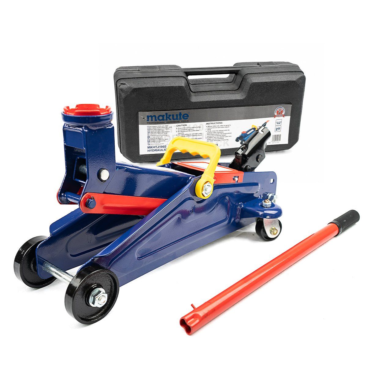 MAKUTE - Gata hidráulica tipo lagarto 2 toneladas - Maleta - Makute