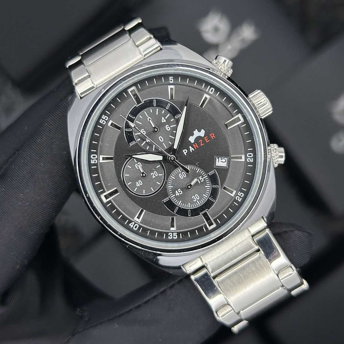 GENERICO - Reloj Panzer Elegante Plateado- PAN-21