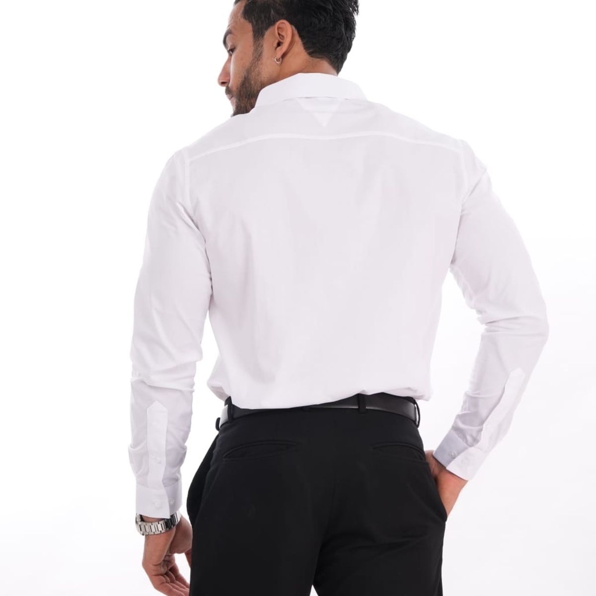 MEHIVIC - CAMISAS CUELLO CAMISERO SLIM FIT COLOR ENTERO