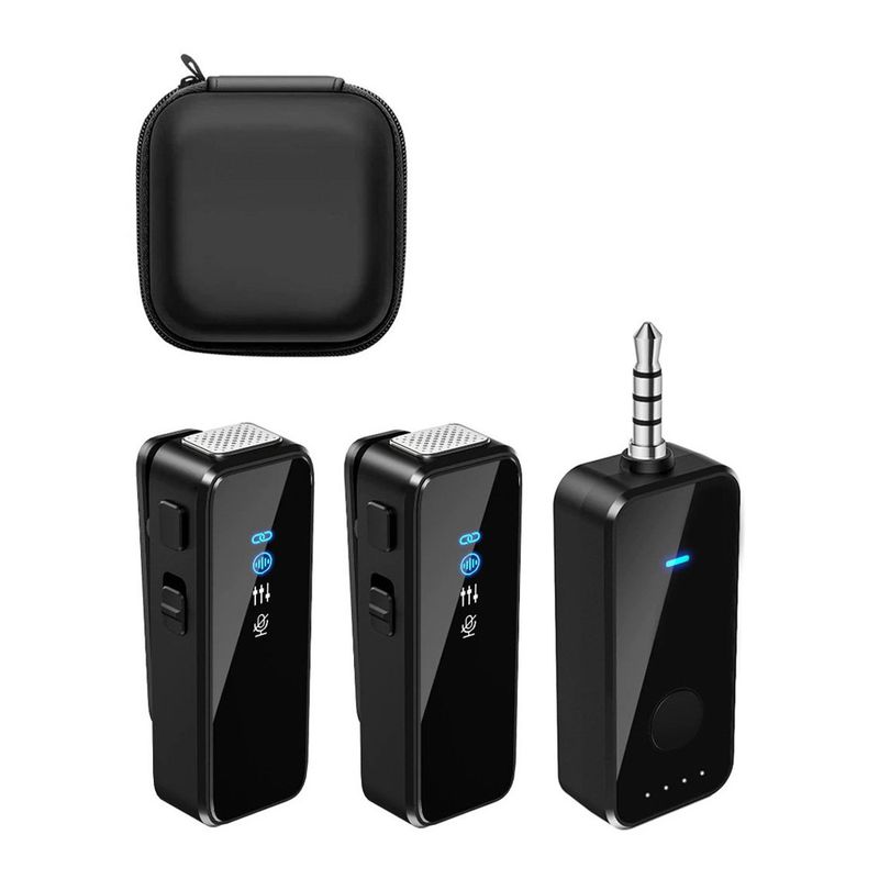 OEM - Micrófonos Inalámbricos M35 -Cámaras,  Celulares y Equipos con estuche