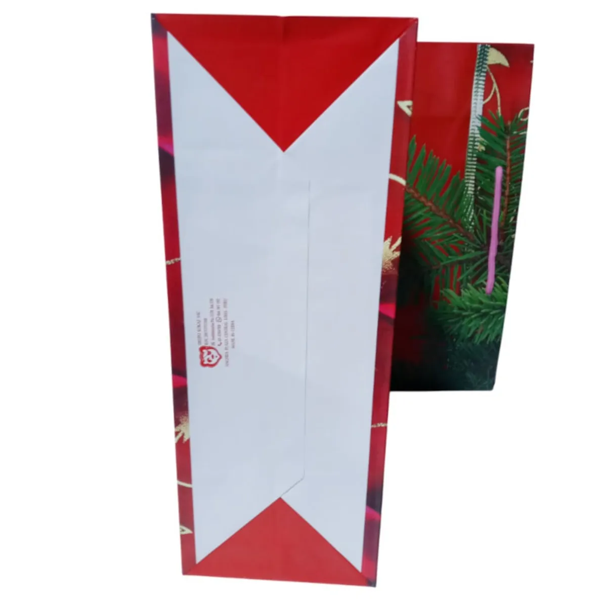 GENERICO - Bolsa De Regalo Navidad Campanas 44x32cm 1u