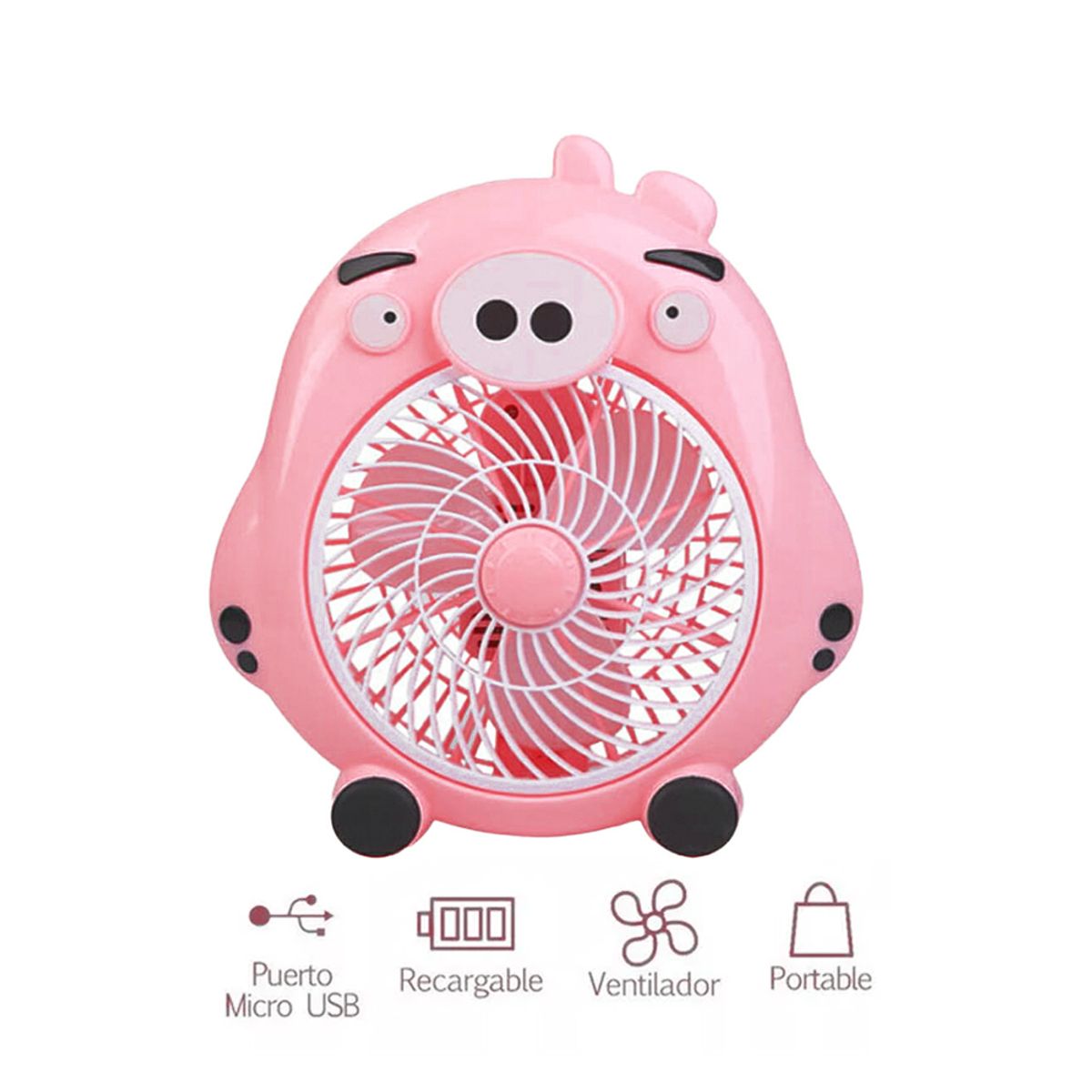 GENERICO - Ventilador Cute Kids para Escritorio Diseño Animado Bird