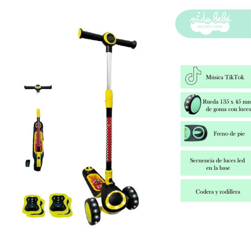 GENERICO - Scooter Lineal para niños Multi Bee