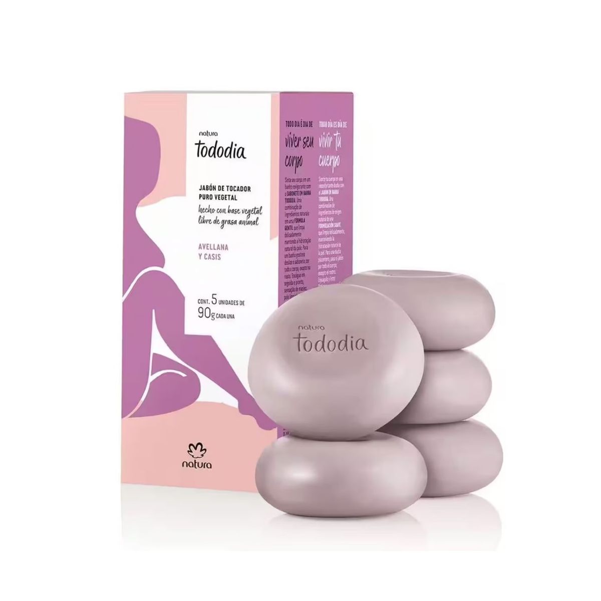 NATURA - Jabones en Barra Avellana y Casis Tododia natura 5 und