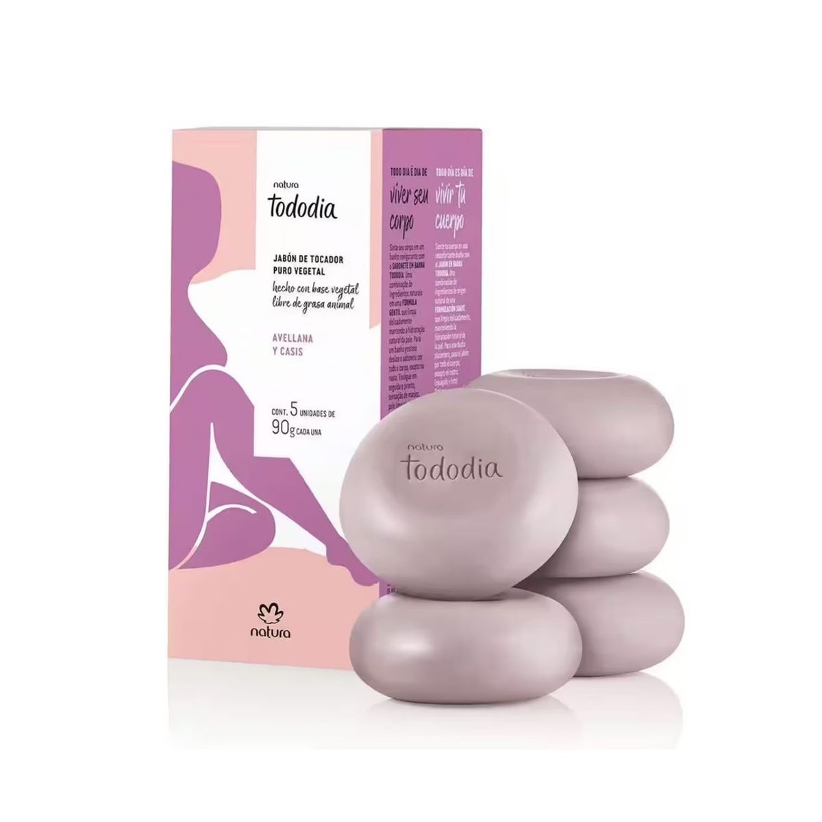 NATURA - Jabones en Barra Avellana y Casis Tododia natura 5 und