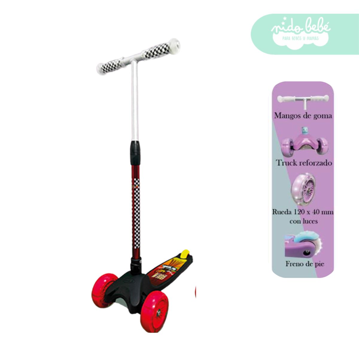 GENERICO - Scooter Lineal para niños Dax Black