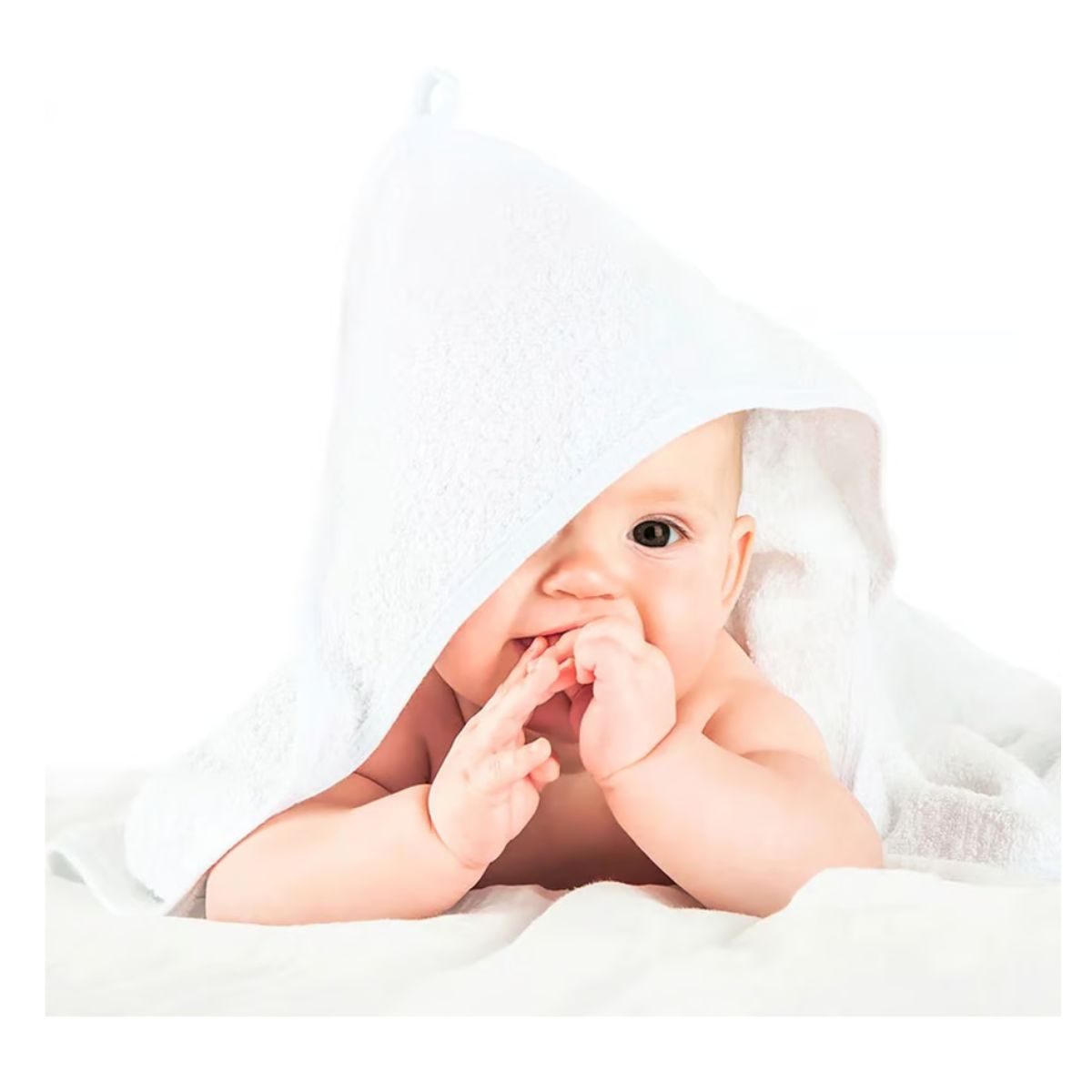 GENERICO - Toalla Con Capucha Para Bebe color Azul