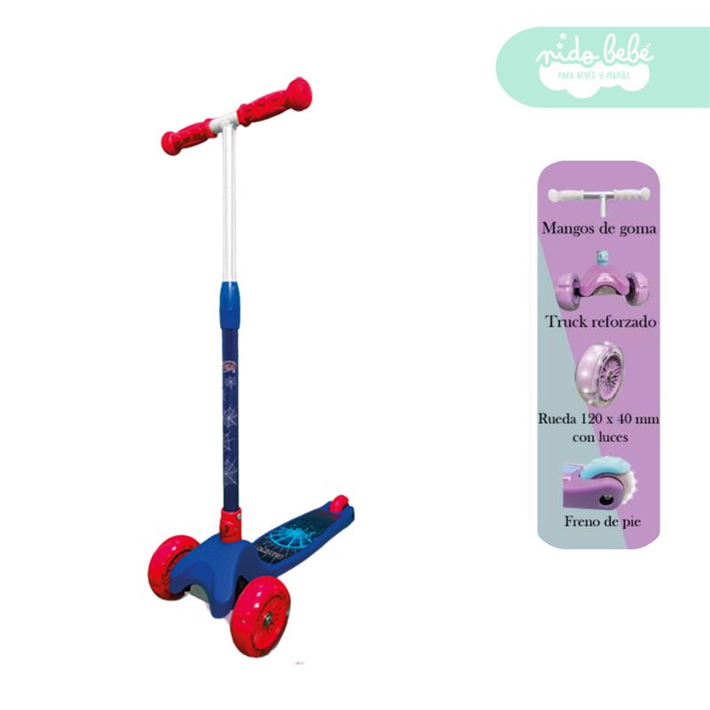 GENERICO - Scooter Lineal para niños Drax Red Blue
