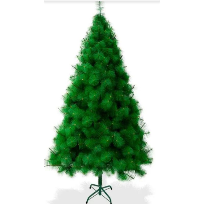 GENERICO - ARBOL DE NAVIDAD PINO VERDE FRONDOSO RAMA POR RAMA 180CM 520 RAMAS
