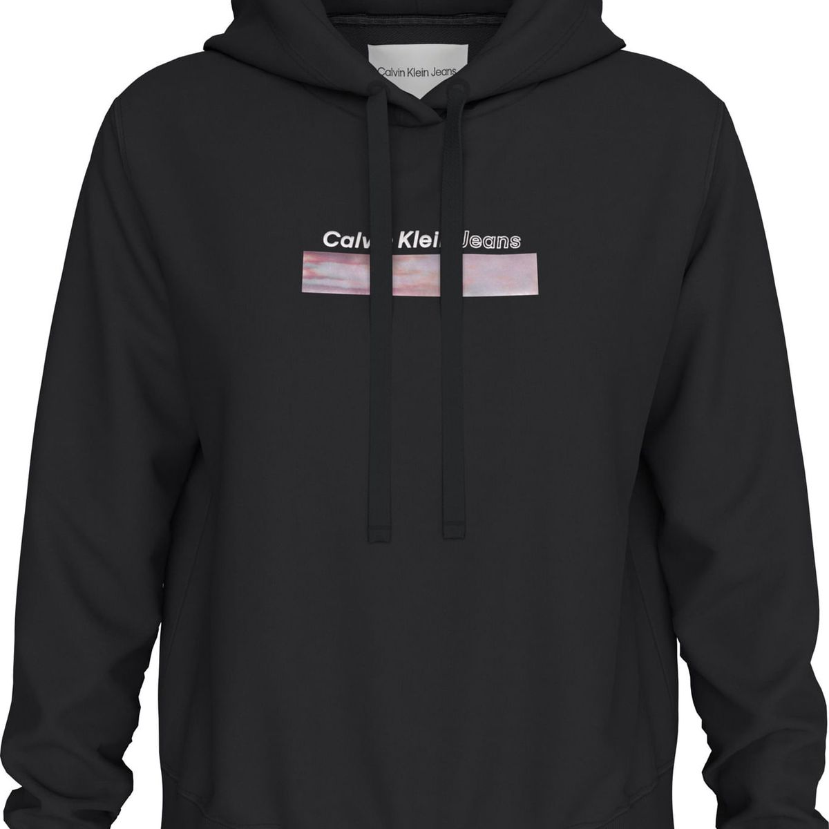 CALVIN KLEIN - SWEATSHIRT DIFFUSED BOX HOODIE