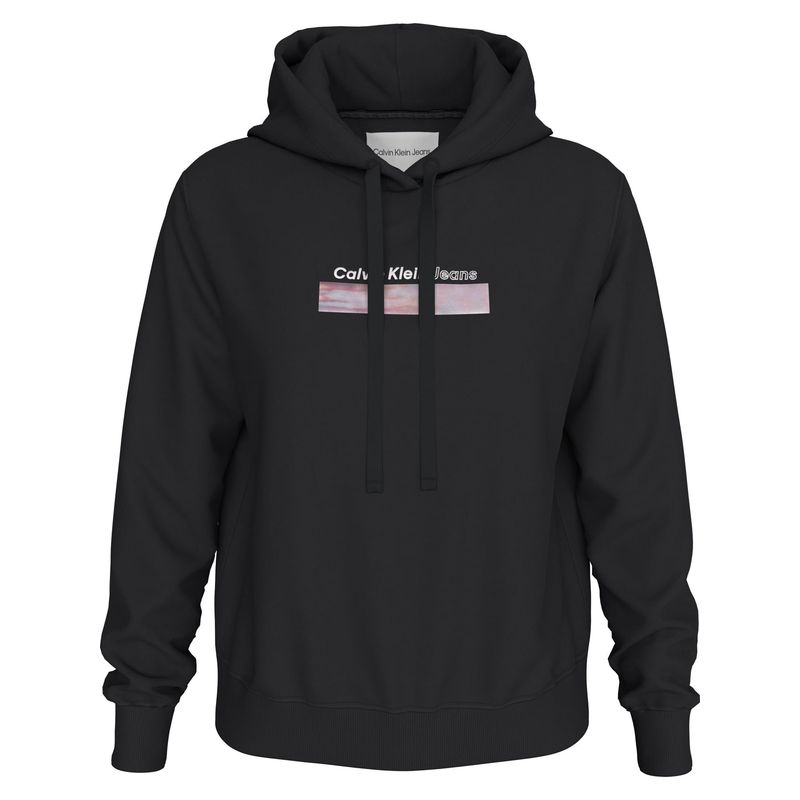 CALVIN KLEIN - SWEATSHIRT DIFFUSED BOX HOODIE
