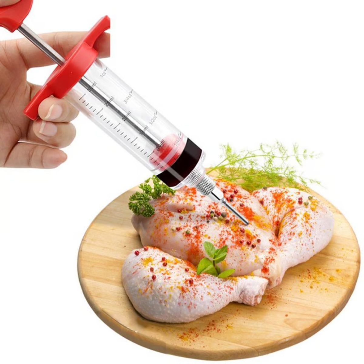 GENERICO - Jeringa Inyector De Carnes Pollo Pavo