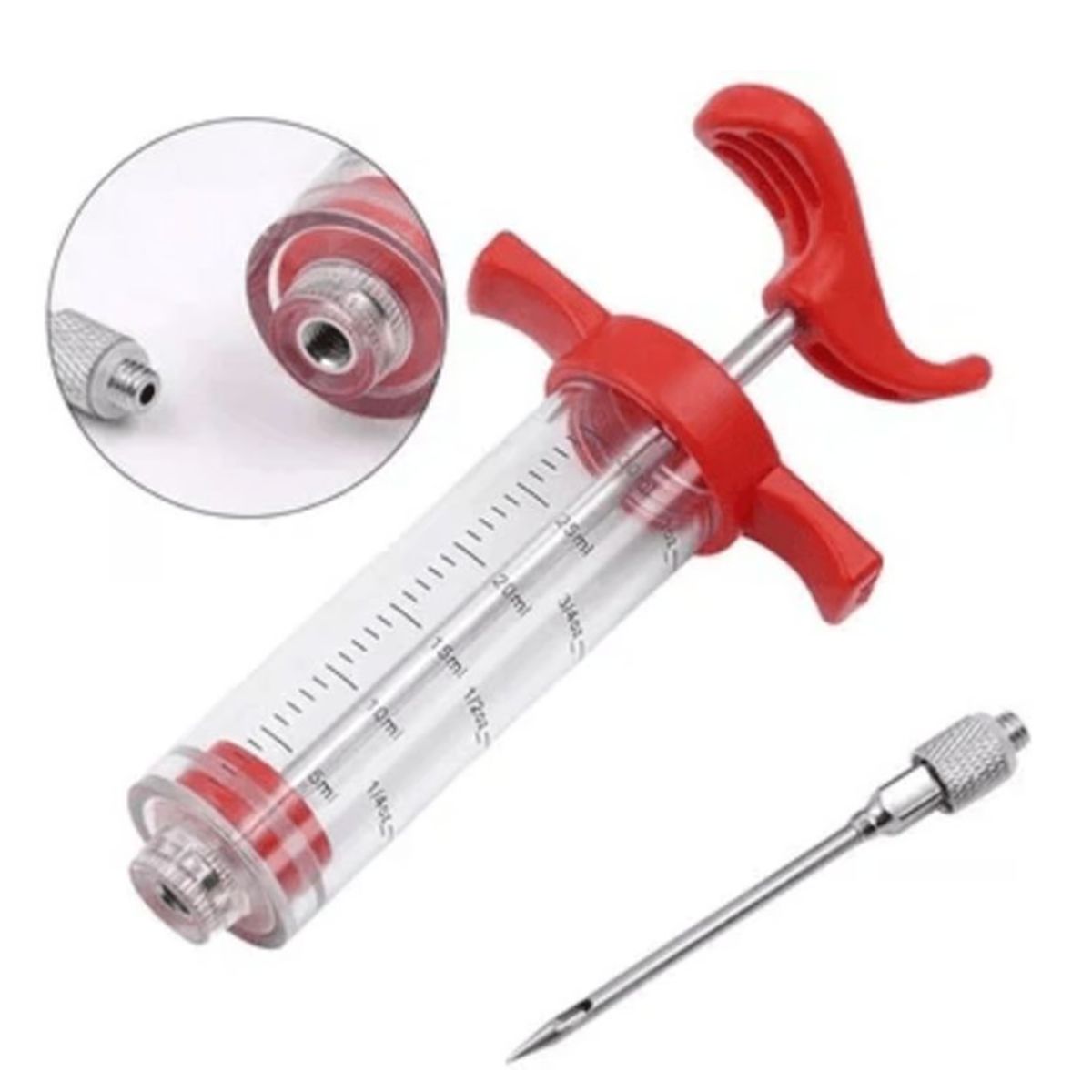 GENERICO - Jeringa Inyector De Carnes Pollo Pavo