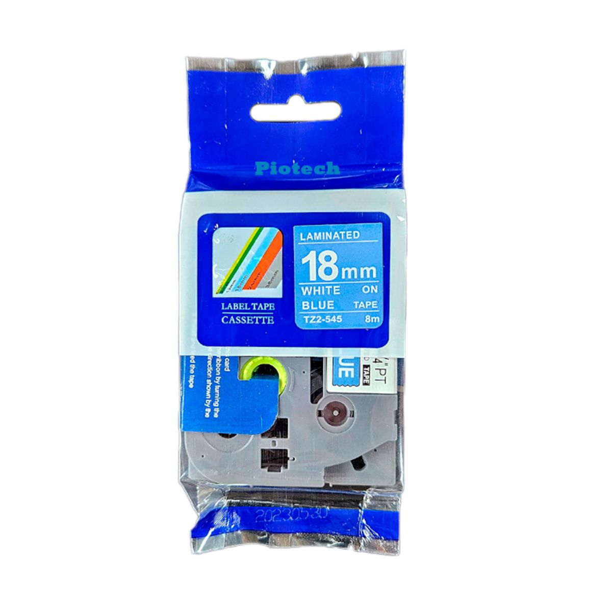 BROTHER - CINTA BROTHER COMPATIBLE TZ2-545 TEXTO BLANCO SOBRE AZUL