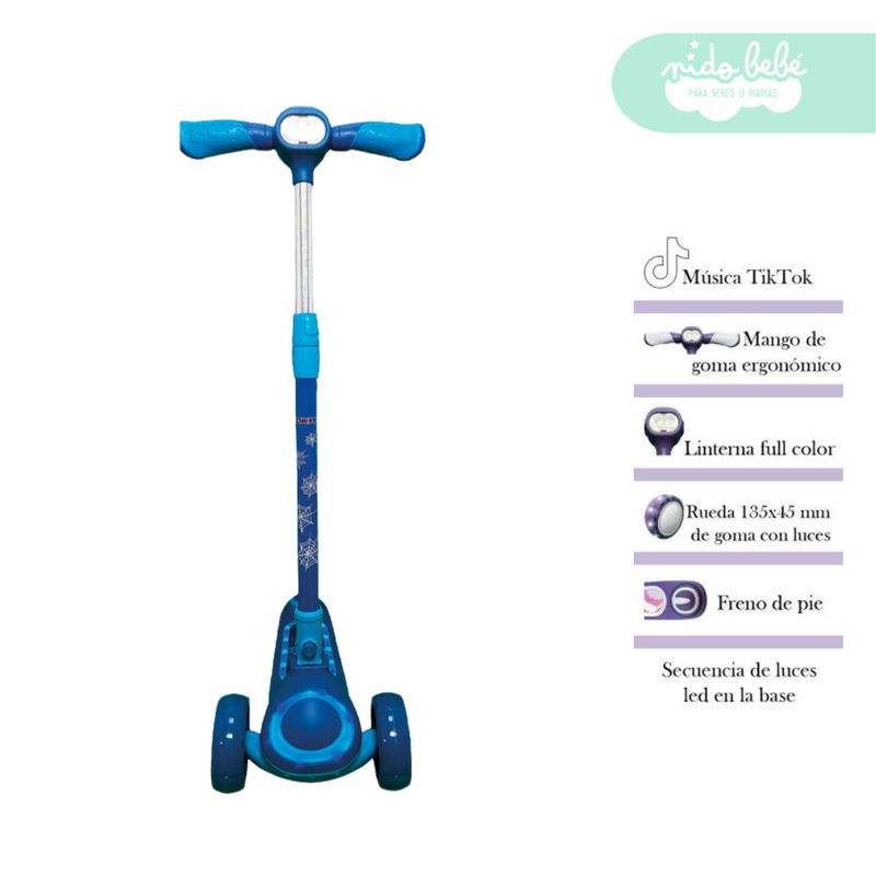 GENERICO - Scooter Lineal para niños Molly Dark Blue