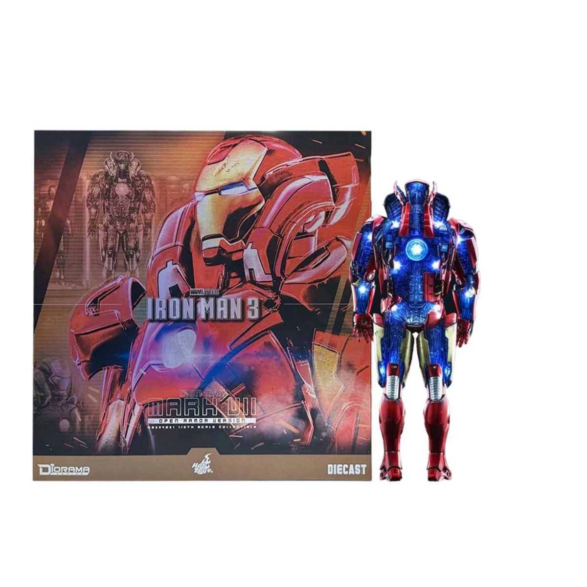 HOT TOYS - Iron Man Mark VII Open Armor Version Hot Toys