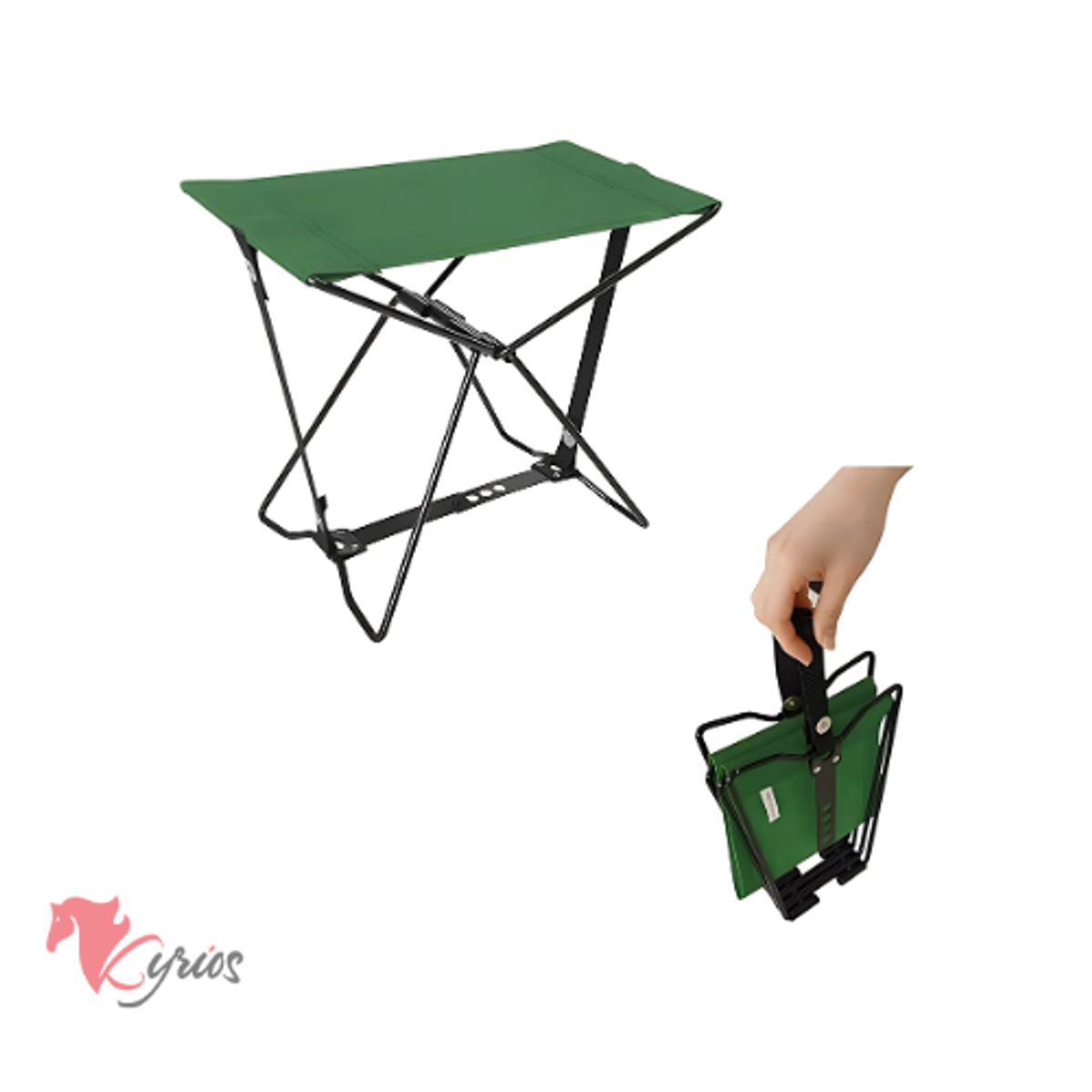 NO LOGO - Taburete Compacto Para Acampar