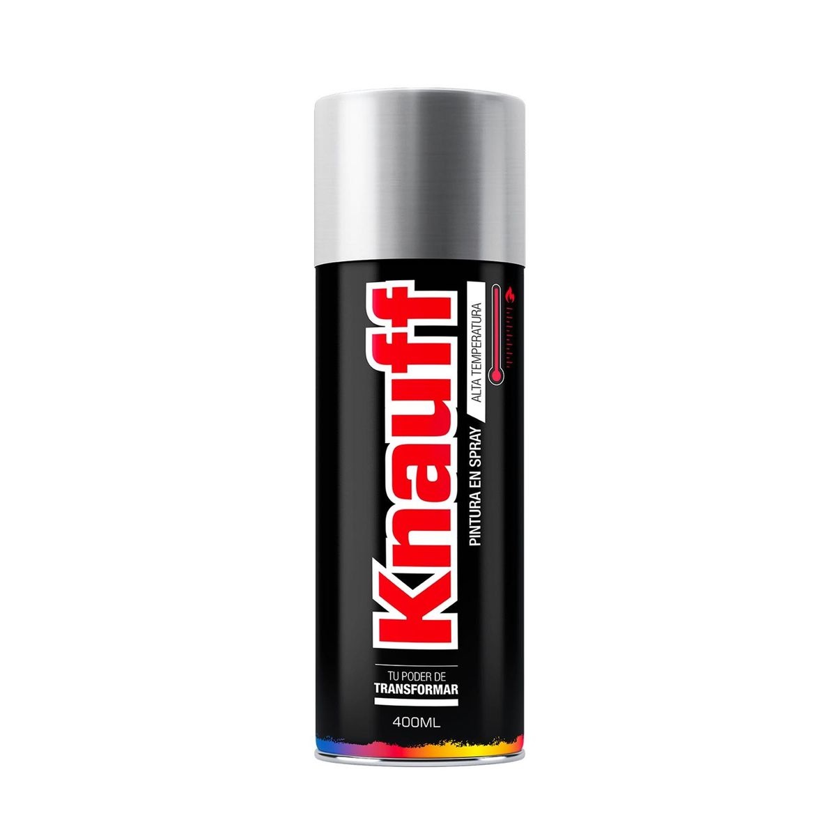 KNAUF - Pintura Spray Alta Temperatura Silver 400ML KNAUFF