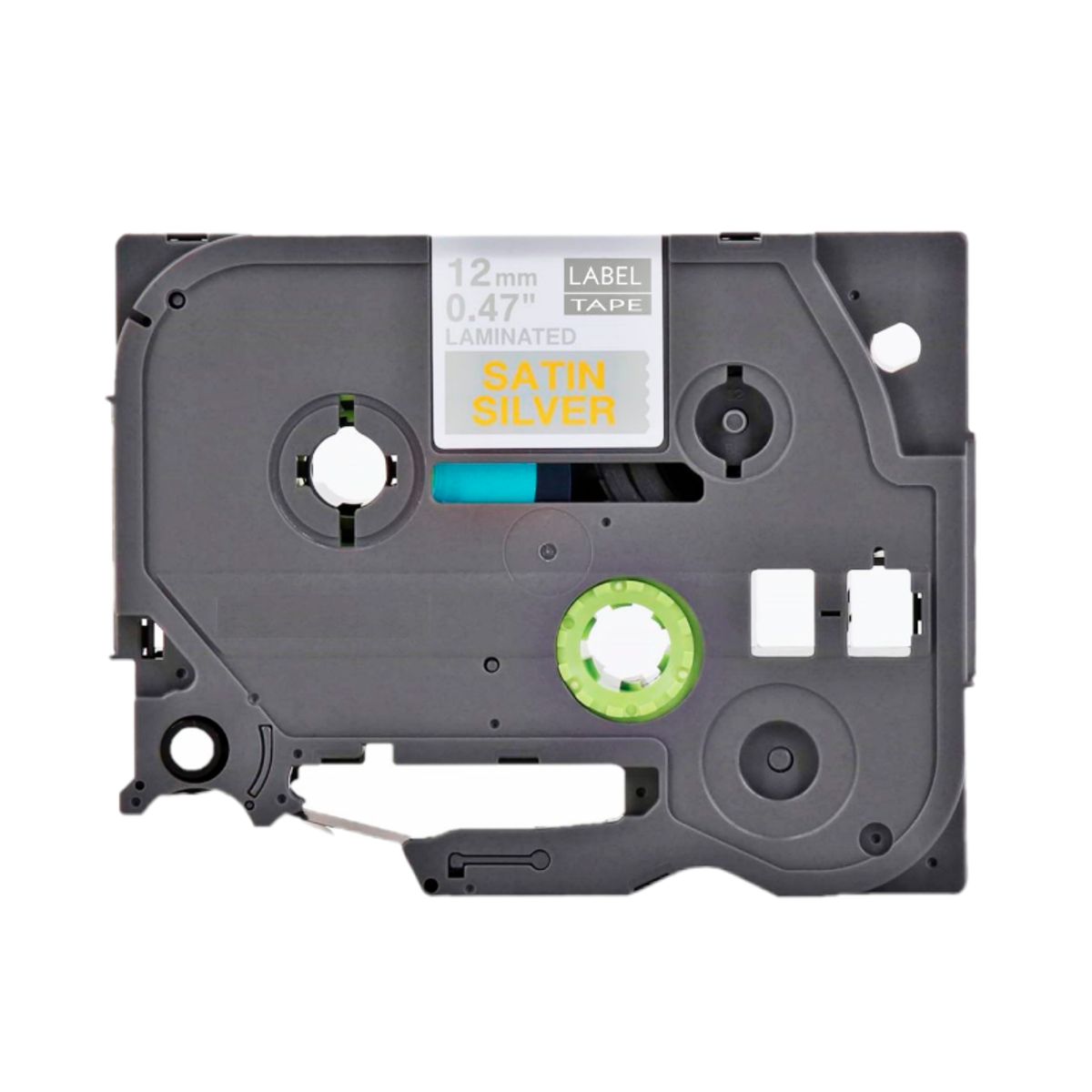 BROTHER - CINTA BROTHER COMPATIBLE TZ2-MQ934 LETRA DORADA SOBRE PLATA SATANICO
