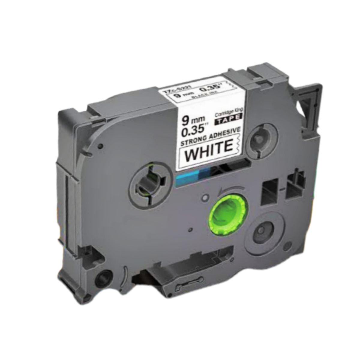 BROTHER - CINTA BROTHER COMPATIBLE TZ2-S221 LETRA NEGRO SOBRE FONDO BLANCO