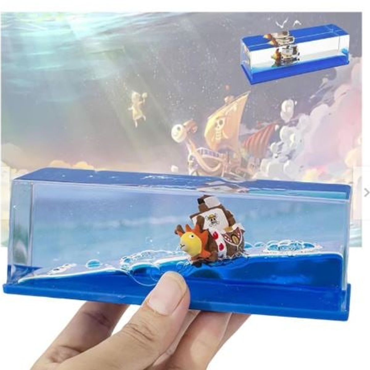 GENERICO - Adorno con Barco Insumergible One Piece Thousand Sunny 1