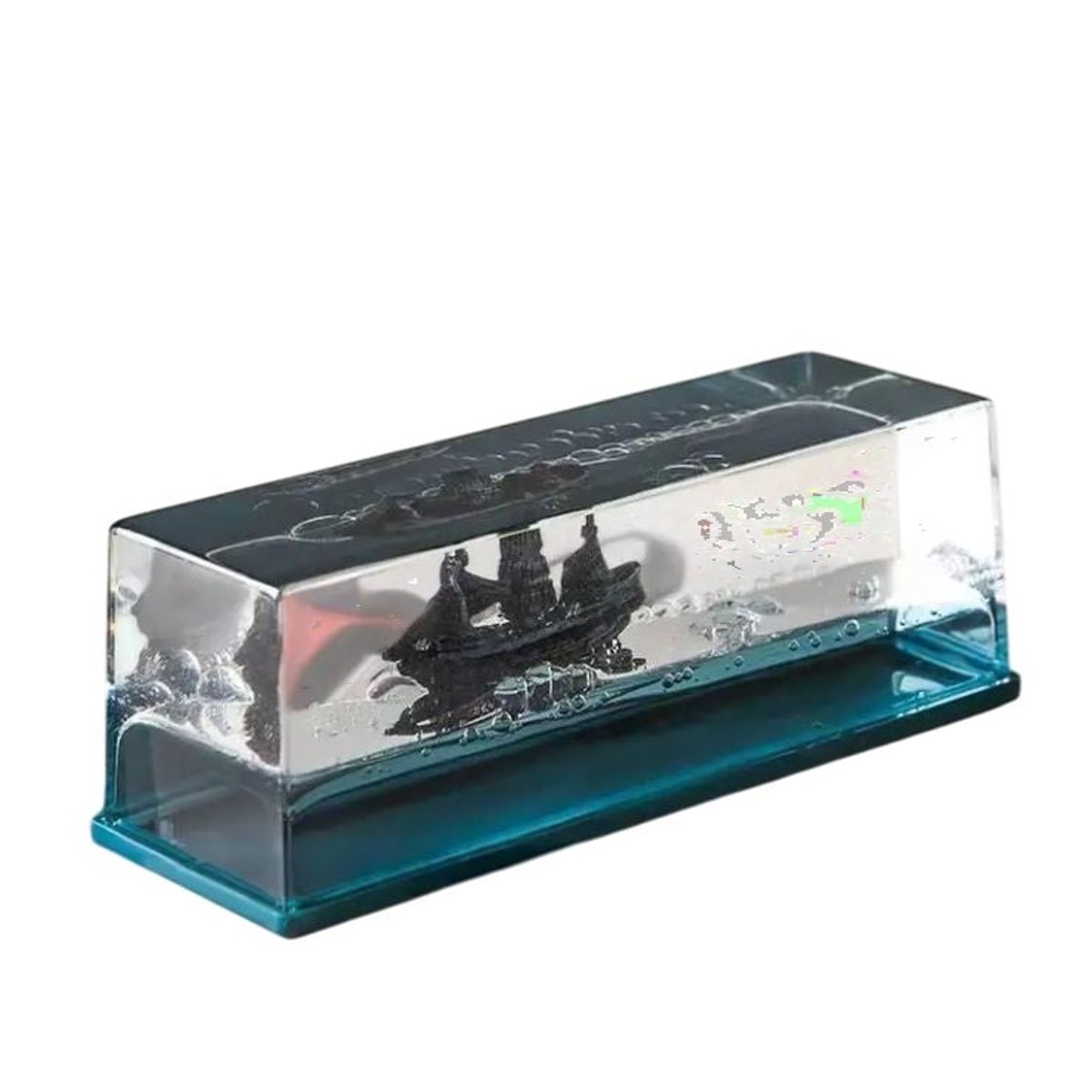 GENERICO - Adorno con Barco Insumergible perla negra