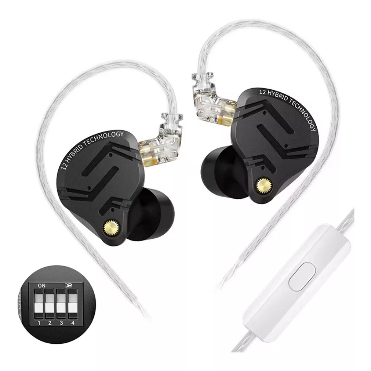 KZ - Audifonos Kz Zs12 Pro X Con Micrófono Originales Sellados