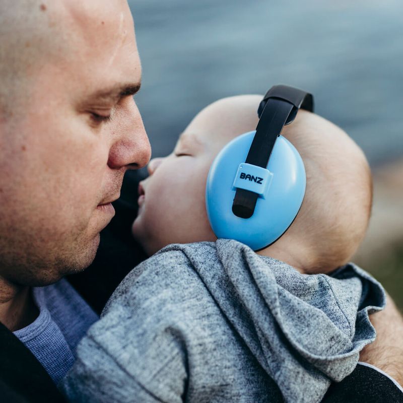 BANZ - AUDÍFONOS ANTIRUIDOS PARA BEBES CELESTE